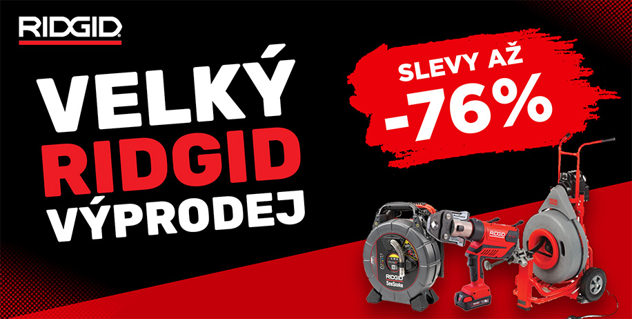 ridgid vyprodej