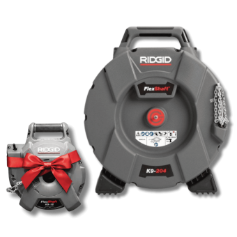 RIDGID FlexShaft K9-204+ čistička trubek a odtoků 2"-4" (50-100 mm)
