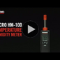 RIDGID Micro HM-100 Měřič teploty a vlhkosti 