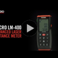 RIDGID micro LM 400 – Pokročilý laserový dálkometr